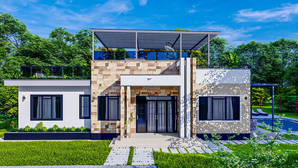 Modern 3-Bedroom Flatroof Bungalow image 2