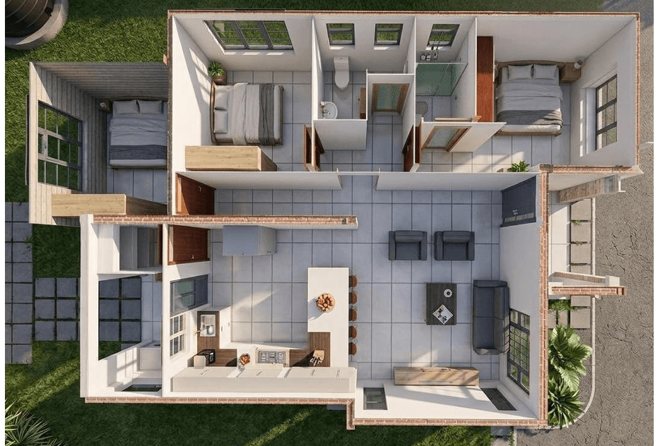 Modern 3-Bedroom Pitched Bungalow image 4