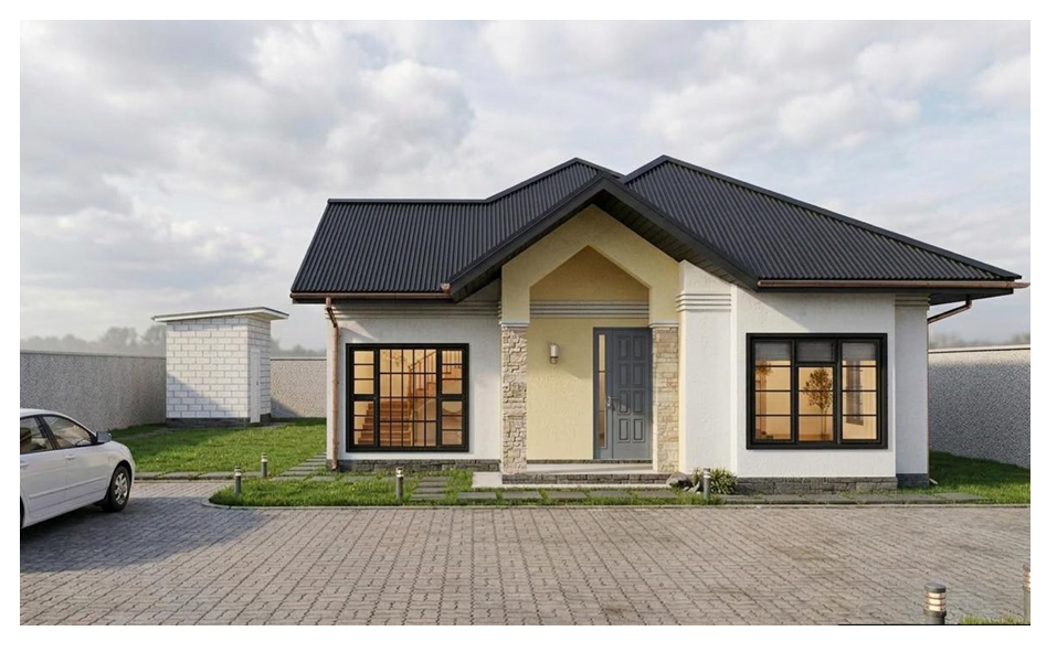 Modern 3 Bedroom Pitched Bungalow